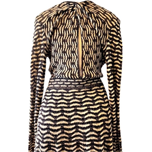 M Missoni Metallic Patterned Dress, size 10 - Picture 10 of 14